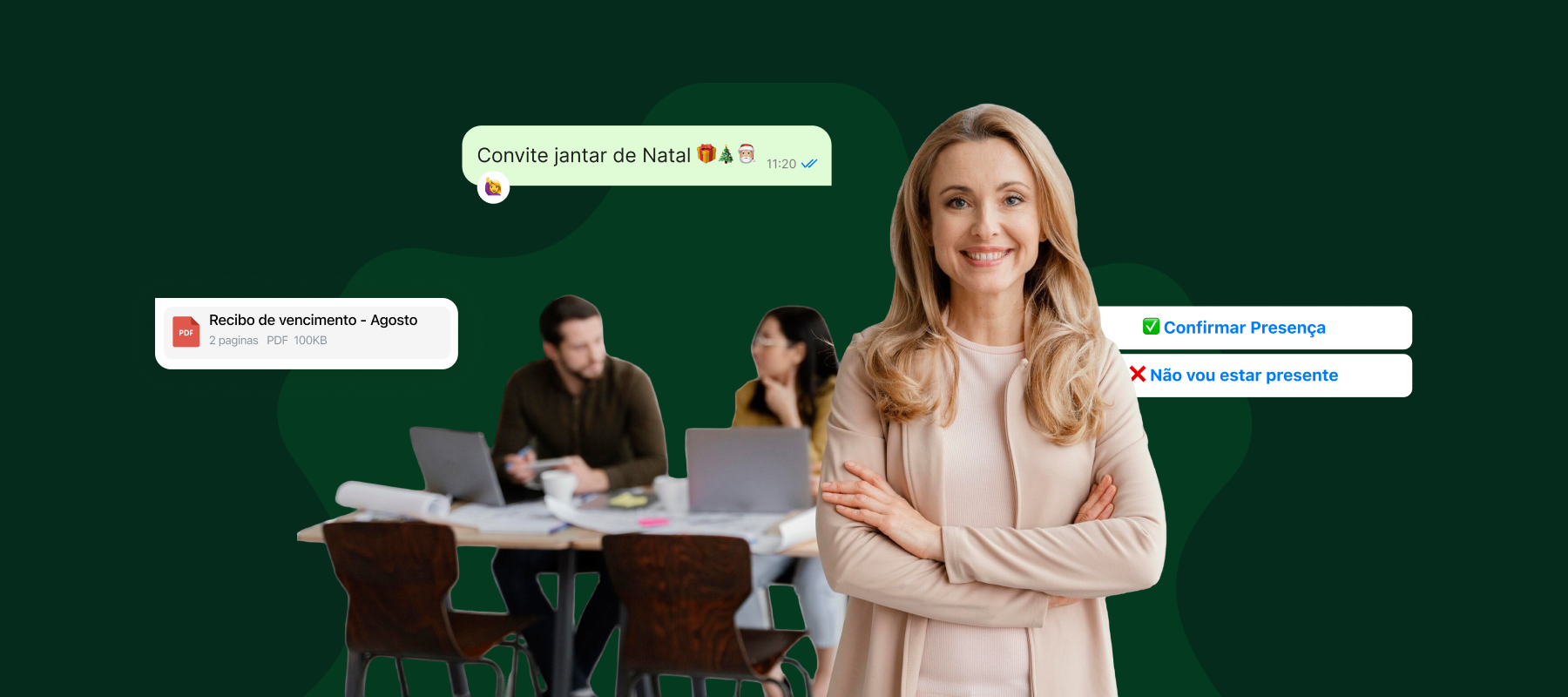 WhatsApp para Recursos Humanos: o portal do colaborador no canal que todos já usam